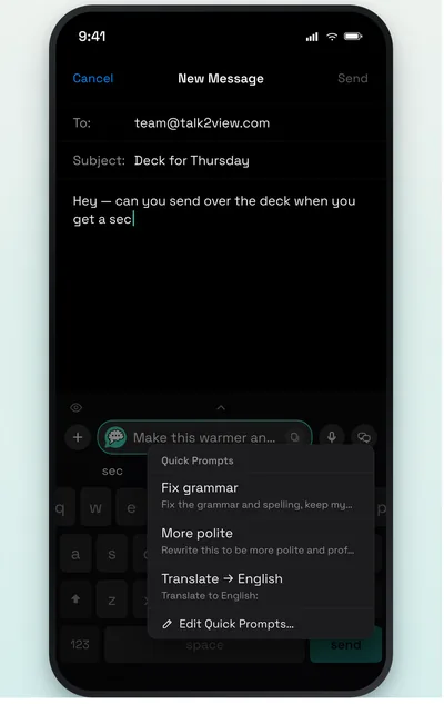 Text being translated inline.